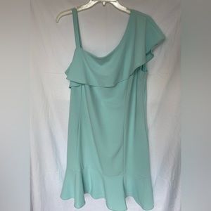 Pale Blue Ruffle Dress